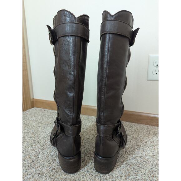 Fru.it Boots all Leather Brown Size 40 (US 8.5/9) Equestrian Very Good Condition - Picture 6 of 9